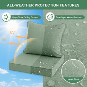 Summsun water-repellent outer fabric beads moisture away.