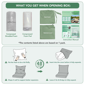 Summsun cushion covers dry quickly after cleaning