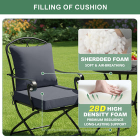 Summsun removable covers are machine washable for easy outdoor cushion care.