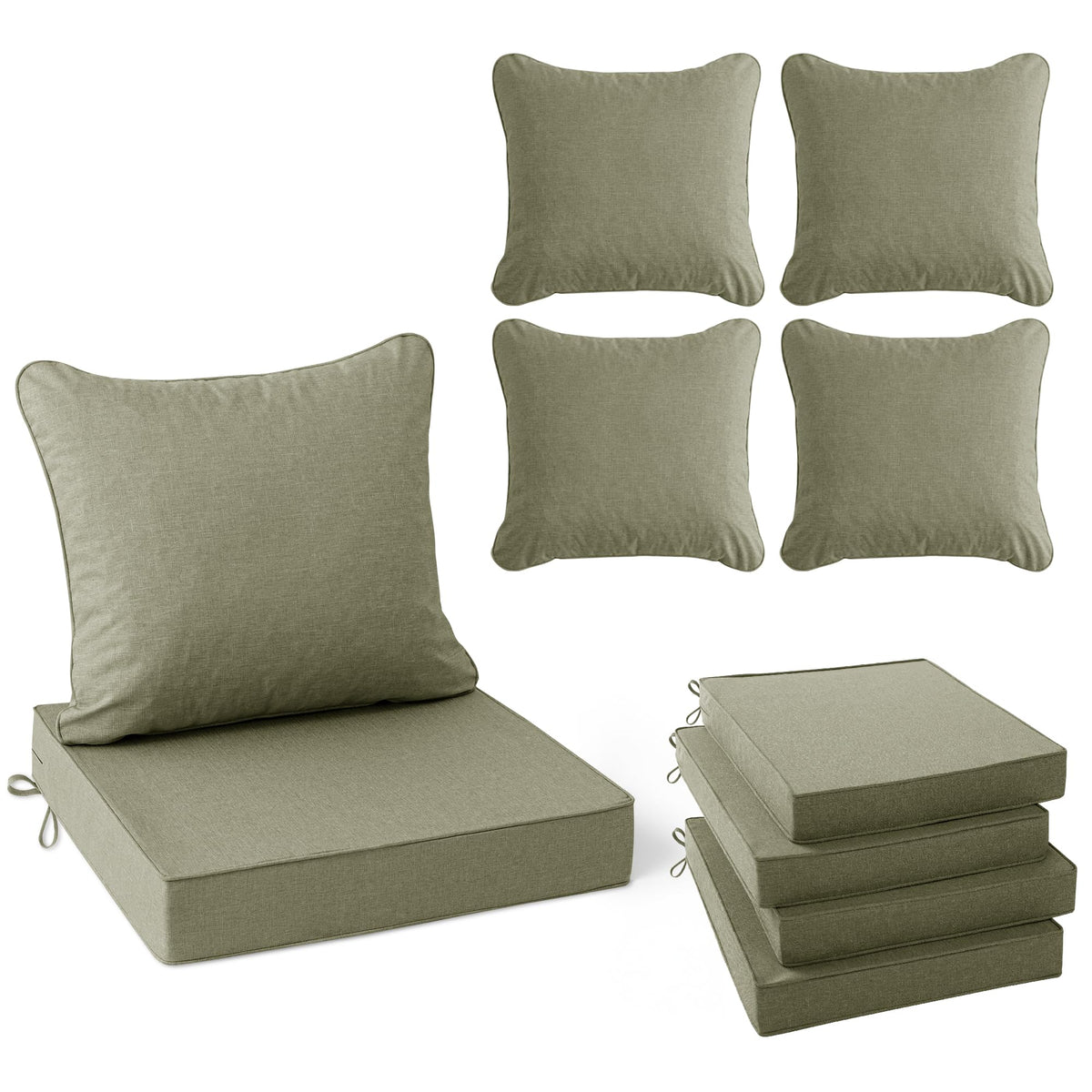 Summsun seat cushion foam-28d core delivers firm, long-lasting support.
