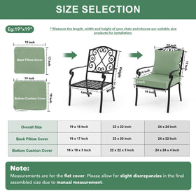 Summsun cushions shown in seven color options for outdoor decor