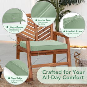 Summsun waterproof coating protects the foam core from rain exposure.