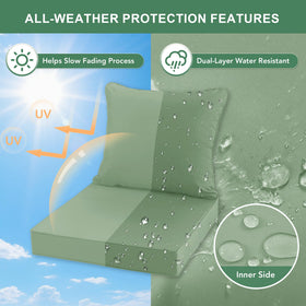 Summsun cushions with waterproof polyester Oxford fabric for rain resistance