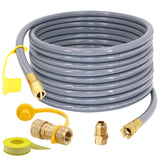 SUMNEW 36ft 1/2-Inch ID Natural Gas Hose with Quick Connect – CSA Certified