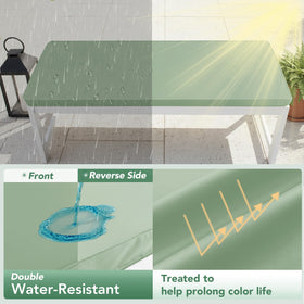 Summsun high-density foam provides supportive, long-lasting outdoor comfort.