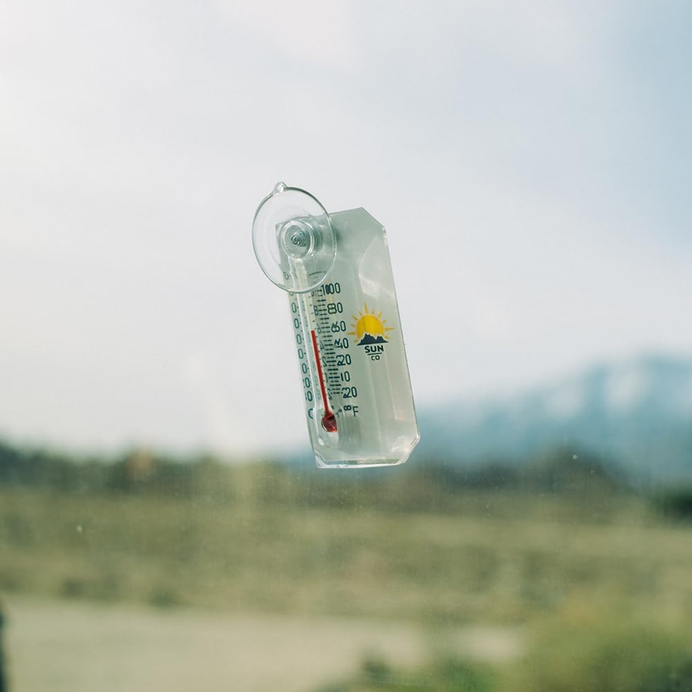 Sun Company Stickler dual-scale readout displays Fahrenheit and Celsius