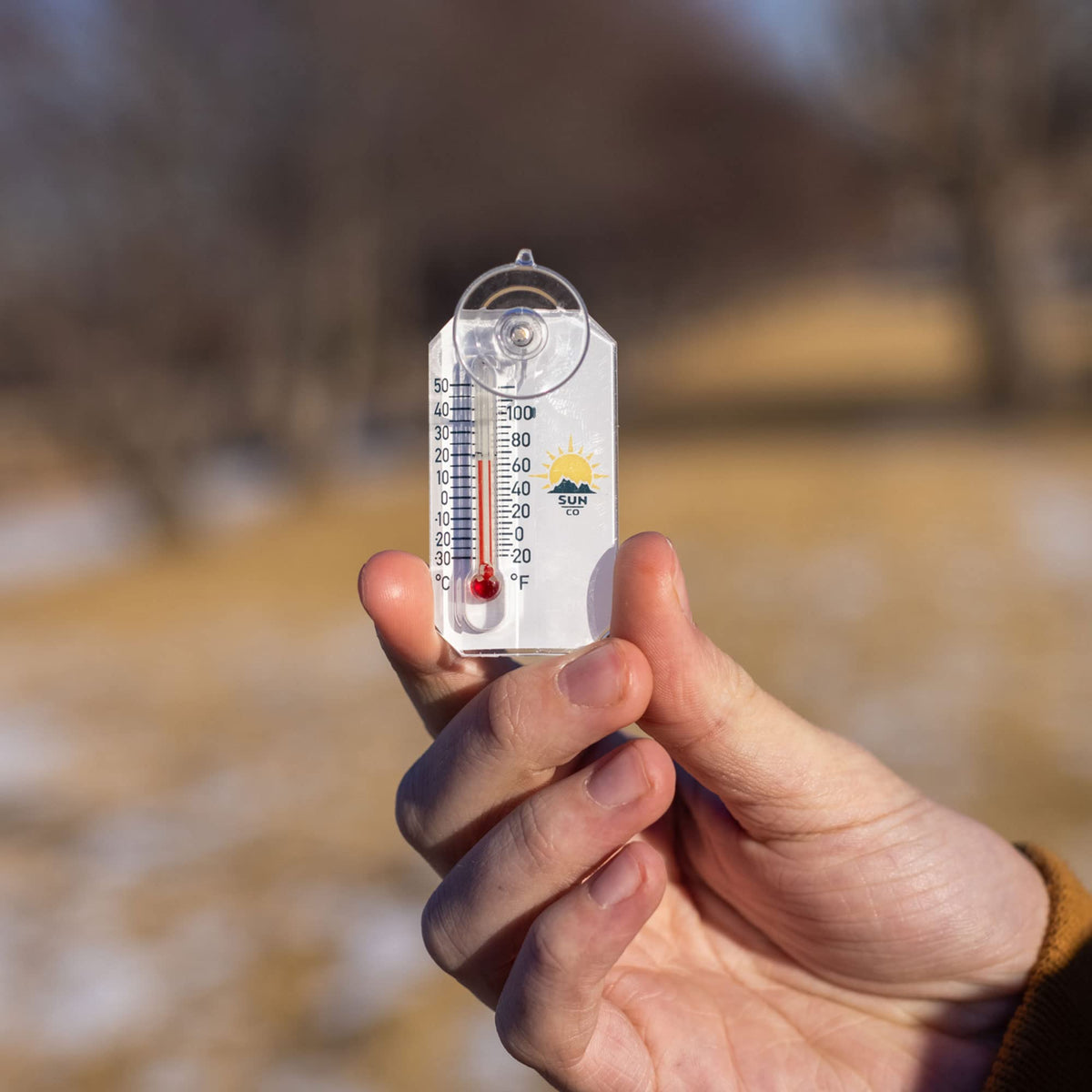 Sun Company Stickler IPX8 waterproof thermometer withstands rain