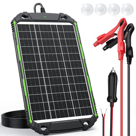 Sun Energise 15W solar panel front view for portable charging.