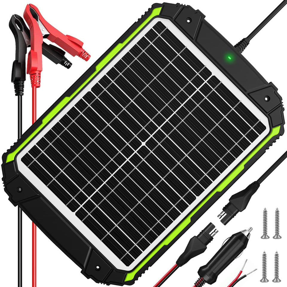 Sun Energise 20W 12V solar panel ready for portable charging