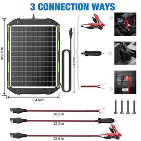 Sun Energise mounting holes simplify outdoor installation.