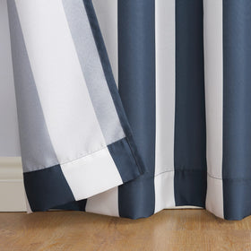 Grommet-top design on Valencia panel offers easy setup and secure hanging.