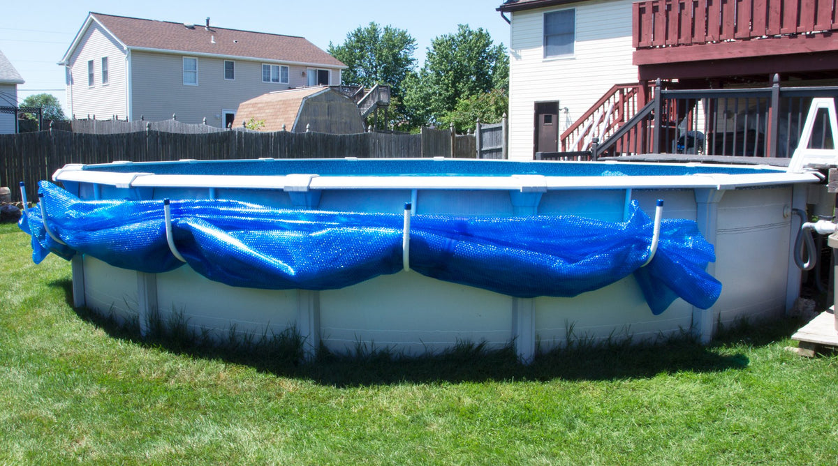 Sun2Solar steel-wall pool setup shown for secure mounting.