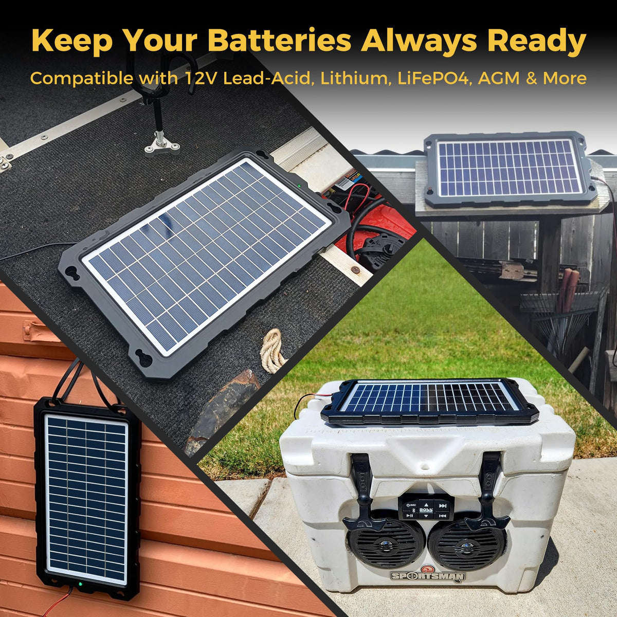 SUNAPEX car window mount enables easy temporary charging setup.
