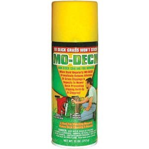 SUNBELT Mo Deck non-stick spray on mower deck reduces grass buildup for easier maintenance