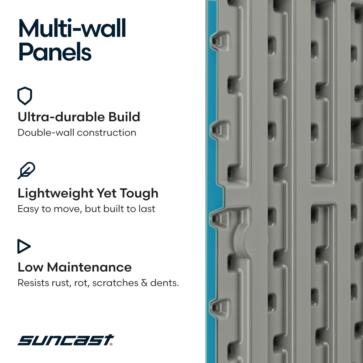 Suncast Everett easy DIY assembly guides you through setup
