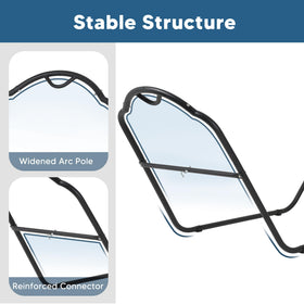 SUNCREAT included hardware with two S hooks and two steel chains