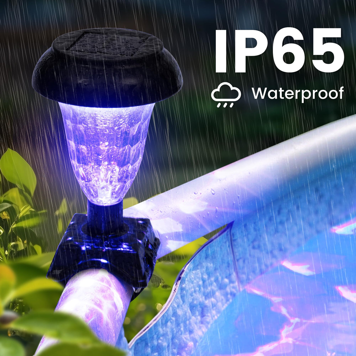 Suncket easy strap installation makes pool lighting quick and secure around the frame