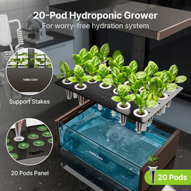 Suncoze adjustable height up to 25 inches for taller plants