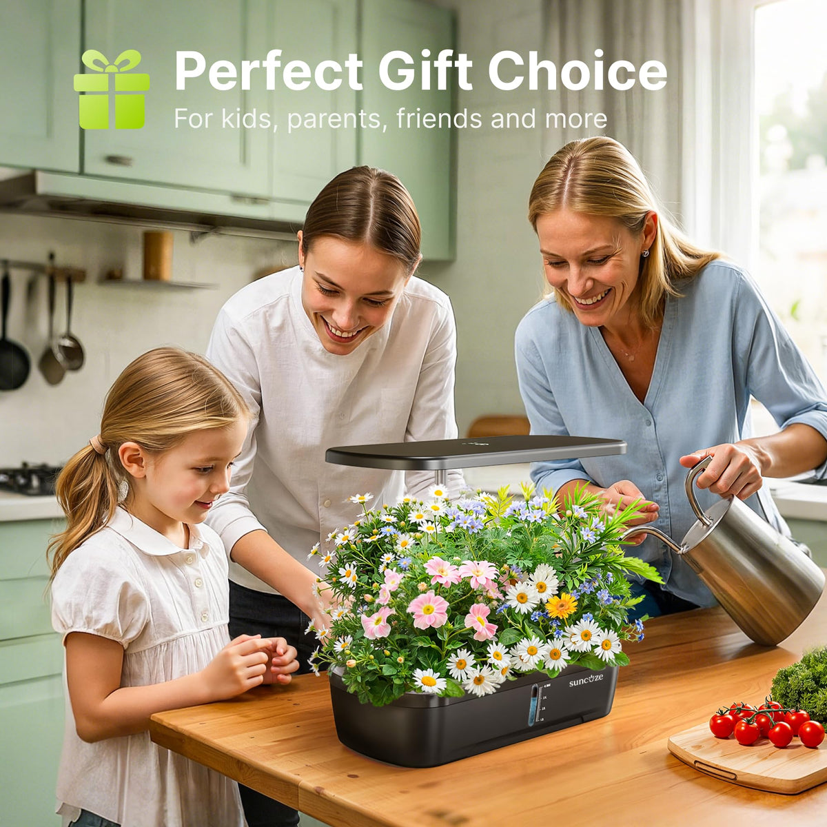 SUNCOZE compact indoor garden is a thoughtful gift for beginners.
