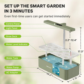 SUNCOZE gift-ready hydroponics kit ideal for beginners and gardeners