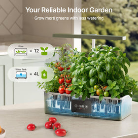 Suncoze Hydroponics local time timer enabling custom daily light schedules.
