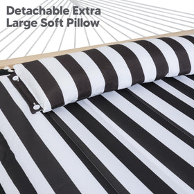 SUNCREAT large hammock bed lets two people share comfortably.