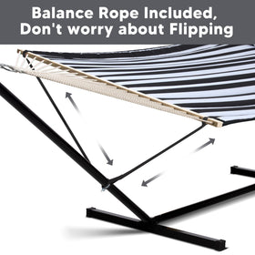 SUNCREAT upgraded 30% thicker ropes offer durable, comfortable suspension.