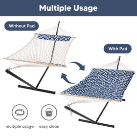 Suncreat 52-inch hardwood spreader bar adds stability.