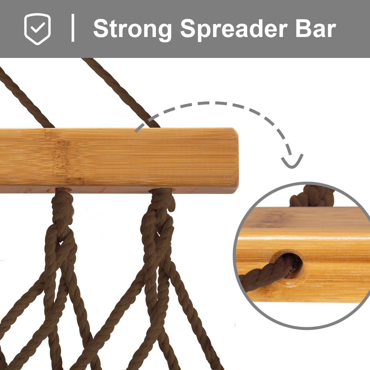 SUNCREAT 55-inch spreader bar offers stable, weather-resistant setup