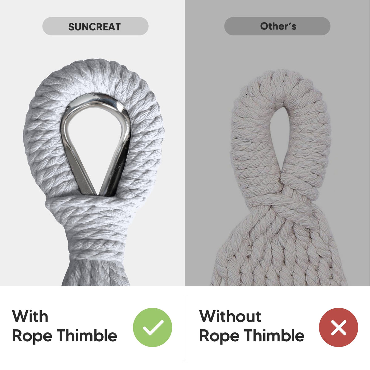 SUNCREAT child and pet friendly hammock for safe family lounging.