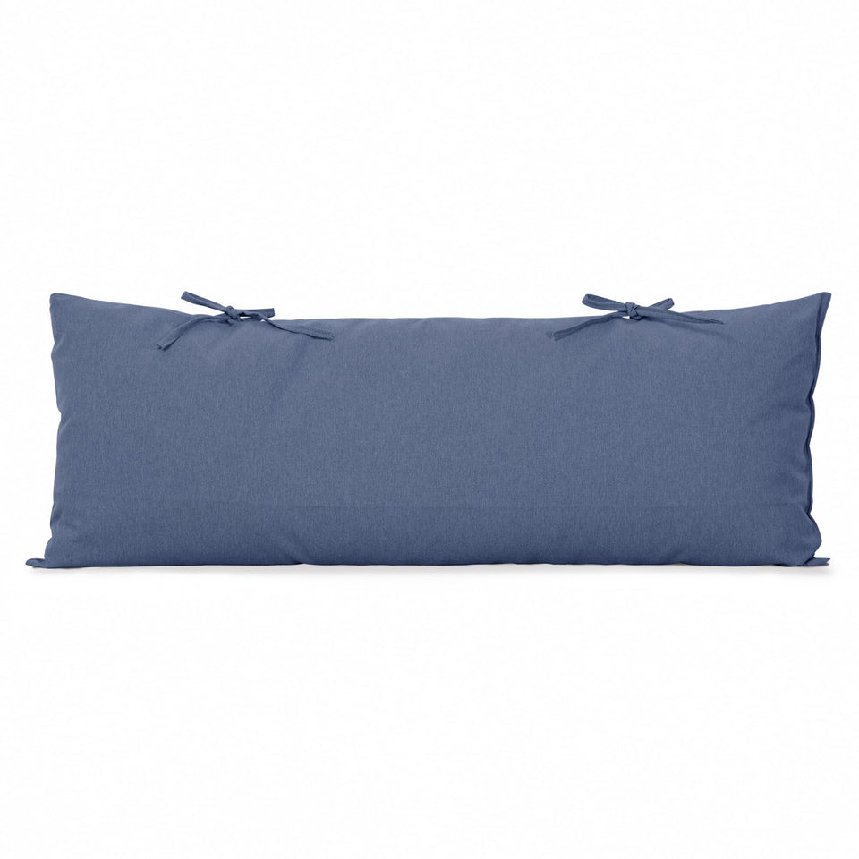 SUNCREAT detachable hammock pillow navy, easy cleaning and secure ties.