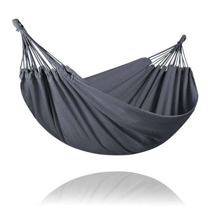 Suncreat double hammock setup outdoors for easy relaxation in a comfortable setup