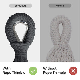 Suncreat compact hammock ready for travel and storage in small spaces