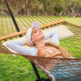 SUNCREAT freestanding 12ft stand enables quick, tool-free setup in your yard.