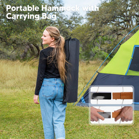 SUNCREAT includes 14-inch chains and carrying bag for easy setup and storage