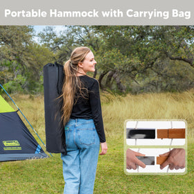 SUNCREAT carrying bag included for portable outdoor relaxation