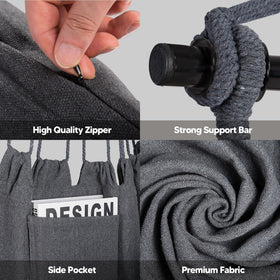 SUNCREAT anti slip fixed ring design reduces rope movement for steady use