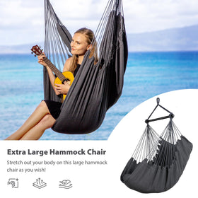 SUNCREAT hammock chair cushion 19.7 inches square provides back support