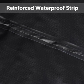 SUNCREAT hammock cover works with 11-12 ft stands for easy use.