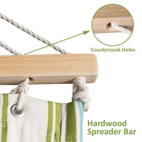 Suncreat hammock extended length emphasizes shared lounging and comfort.