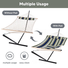 SUNCREAT reversible quilted pad showcases cozy, detachable cleaning-friendly design