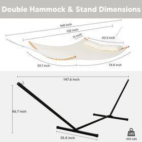 SUNCREAT 12-foot steel stand detail emphasizes easy assembly