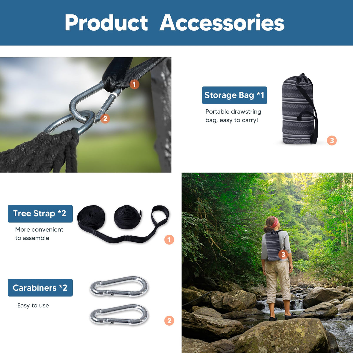 Suncreat Hammock two-person design fits couples for relaxed afternoons