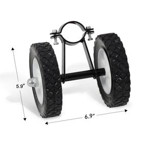 SUNCREAT weather-resistant wheel kit makes outdoor hammock use smoother.