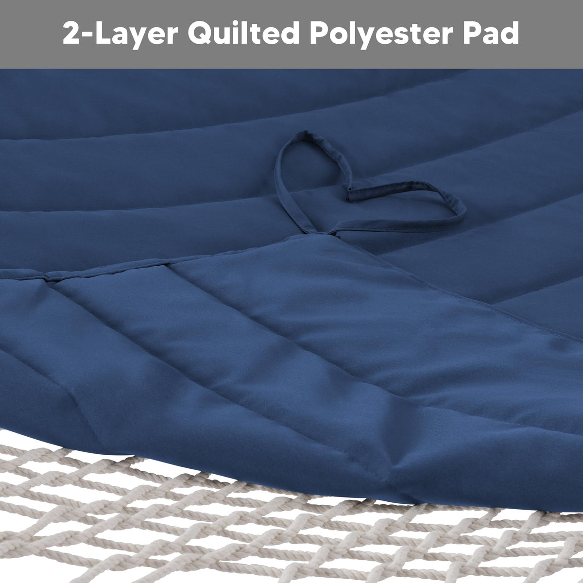 SUNCREAT spacious hammock bed suited for shared lounging outdoors.