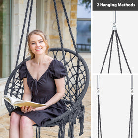 Suncreat hanging-kit included makes setup quick and easy