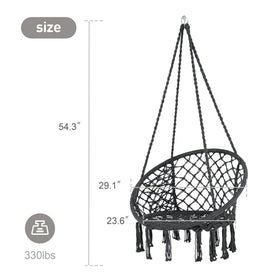Suncreat hammock chair suitable for indoor and outdoor relaxation