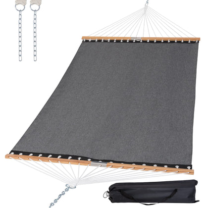 SUNCREAT portable double hammock setup for quick outdoor lounging