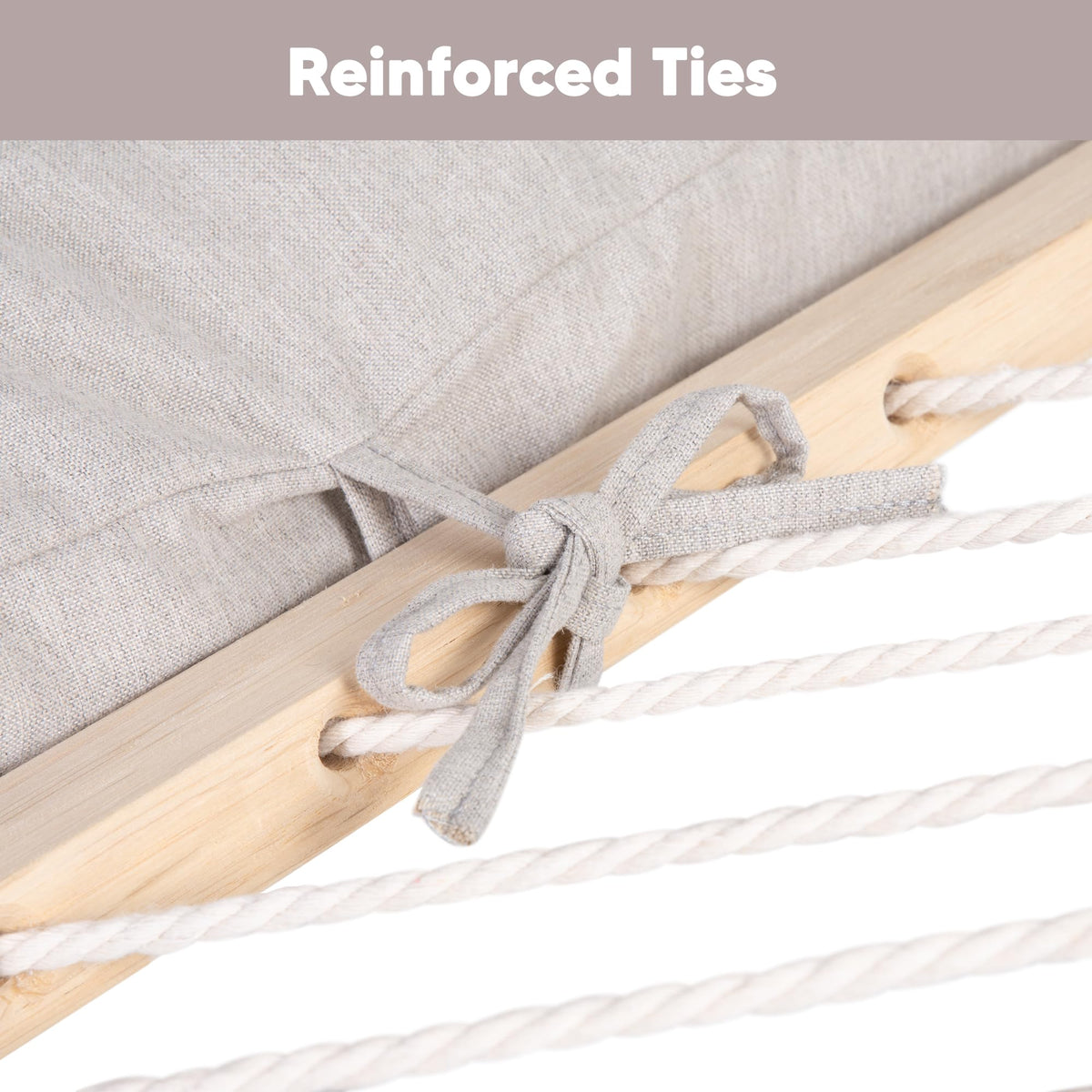 SUNCREAT thick plush hammock pillow adds extra comfort for naps