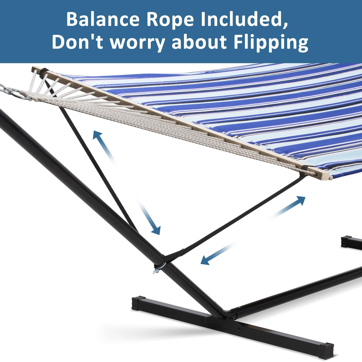 SUNCREAT upgraded ropes are 30% thicker for durability and comfort.